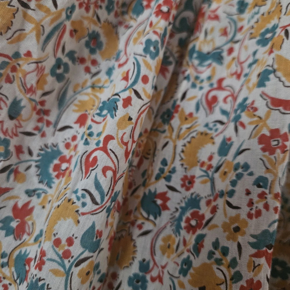 Doen Floral Emmaretta Dress Size L - Picture 3 of 4